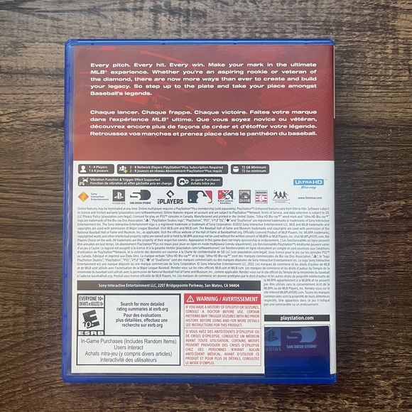 MLB The Show 22, E for Everybody, PlayStation 5 console disc game - Picture 2 of 2